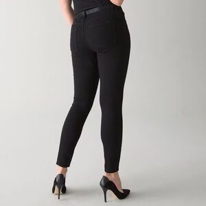 White House Black Market Black Skinny Ankle Sculpt High Rise Denim Pants Size 8